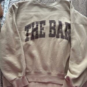The Bar Women's Tan Crewneck Sweater